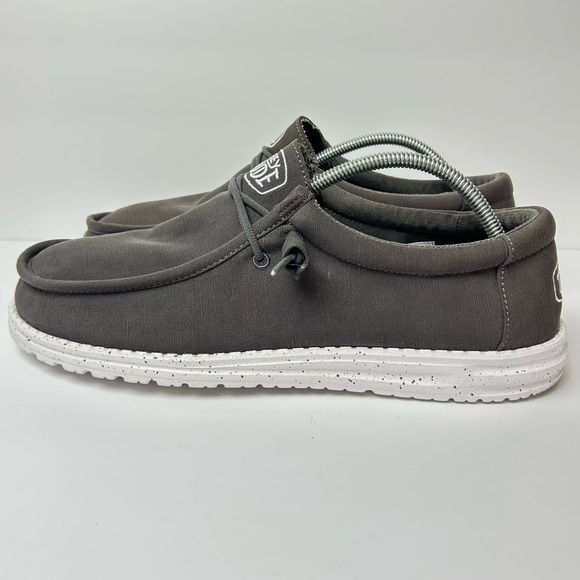 Hey Dude Men's Loafers Dark Gray Size 13 - Picture 2 of 9